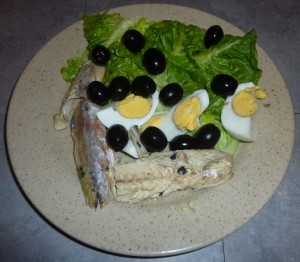 Salade de maquereau