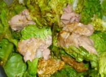 Salade de foie de morue au curry