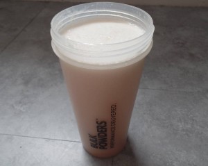 Shake protéiné whey ananas cranberry